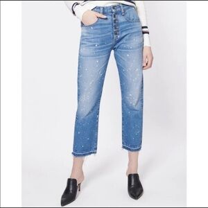VERONICA BEARD Ines 10.75” Girlfriend Jean In Wash Pipeline